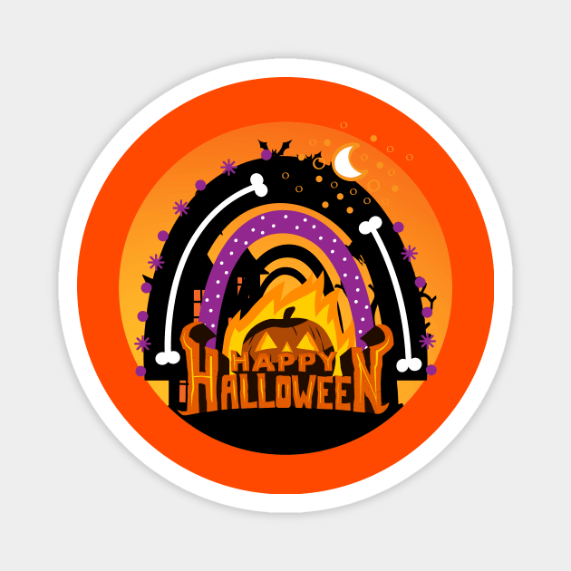 Happy Halloween Magnet by NICHE&NICHE